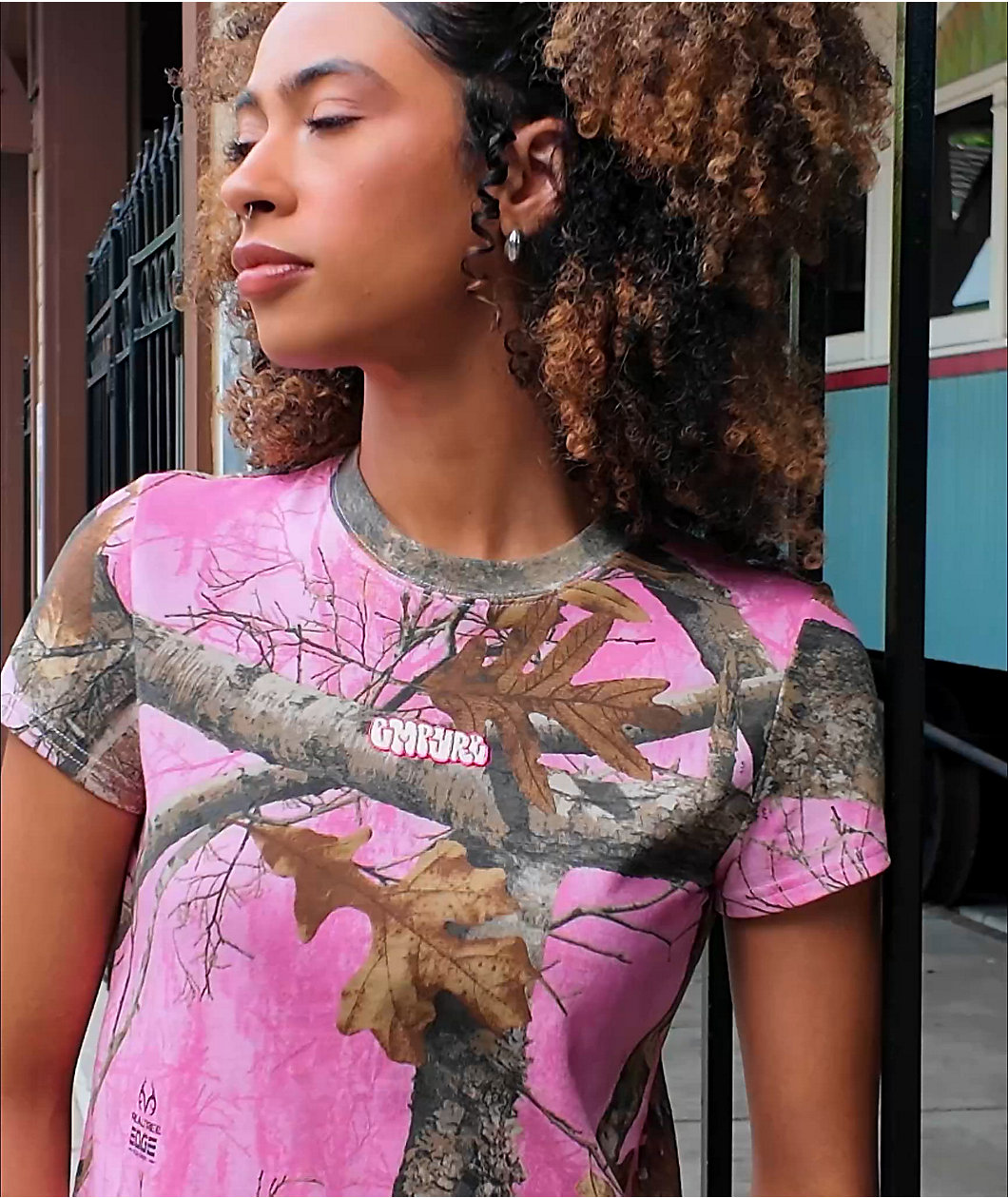 Empyre x Realtree EDGE Colors Pink Boy Fit T-Shirt