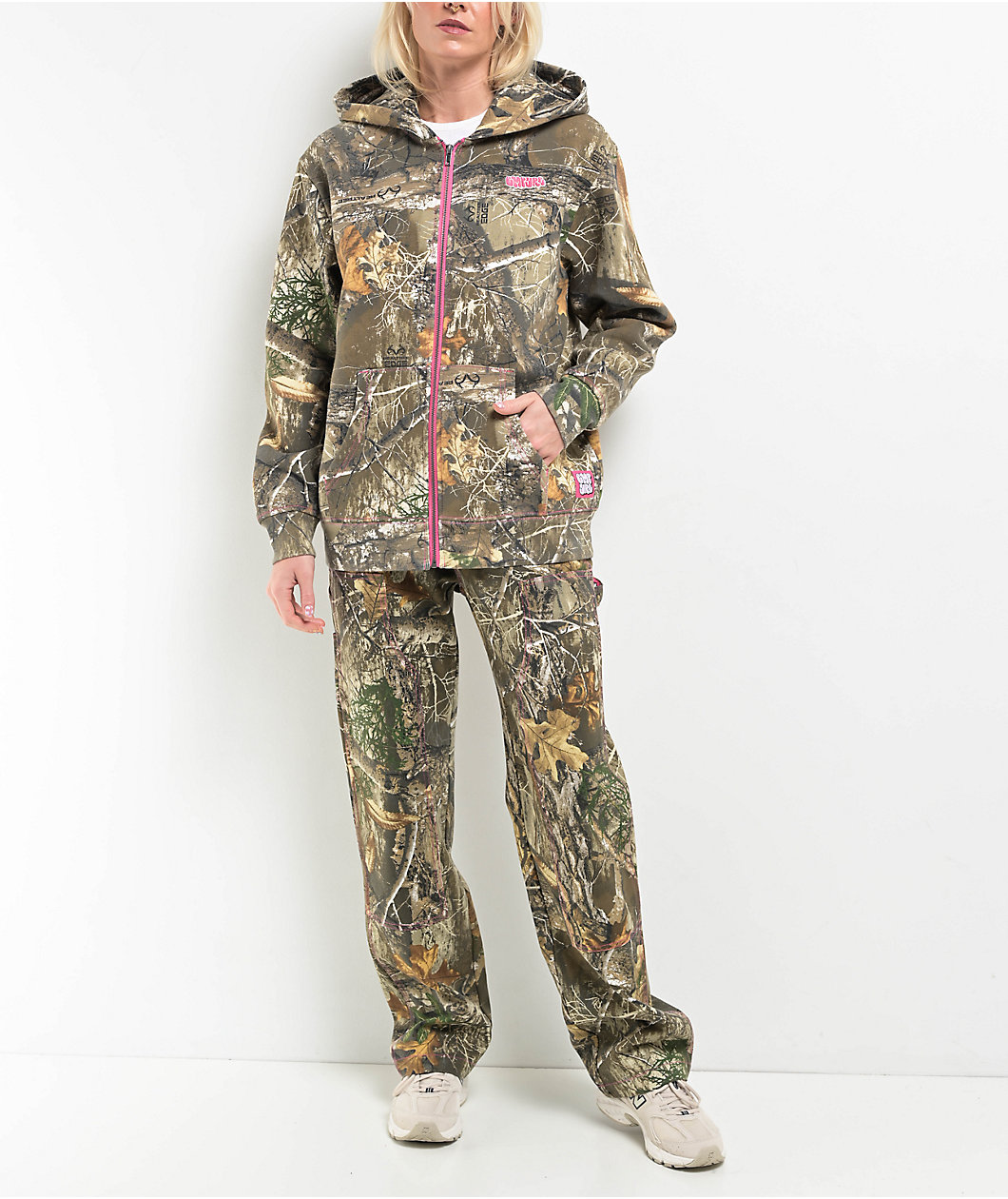 Empyre x Realtree EDGE Colors Pink Zip Hoodie