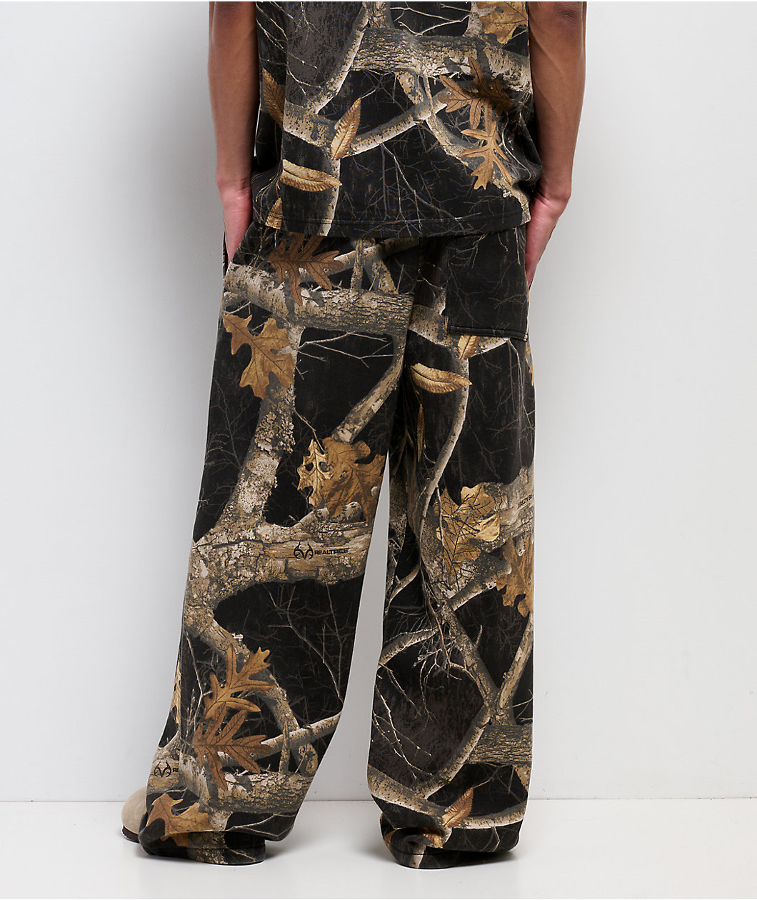 Empyre x Realtree Edge Black Camo Baggy Sweatpants
