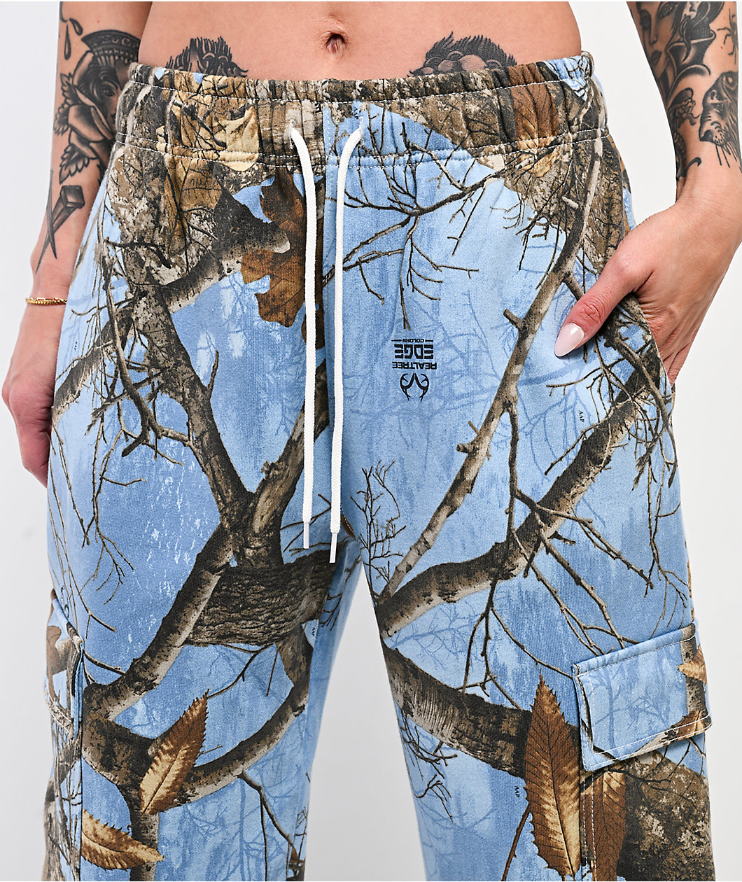 Empyre x Realtree Edge Blue Cargo Sweatpants