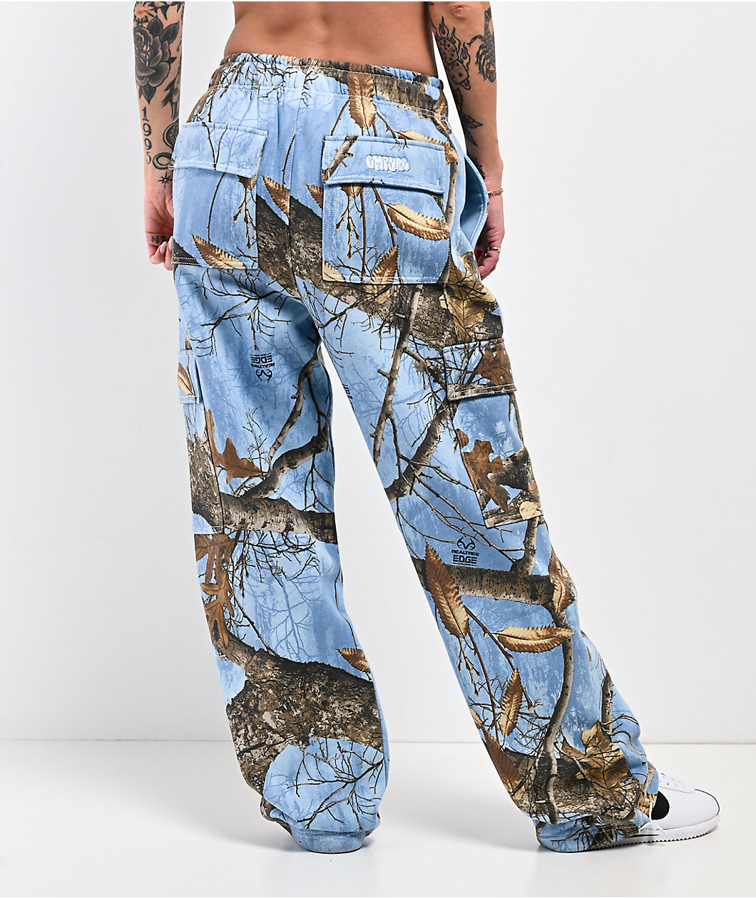 Empyre x Realtree Edge Blue Cargo Sweatpants
