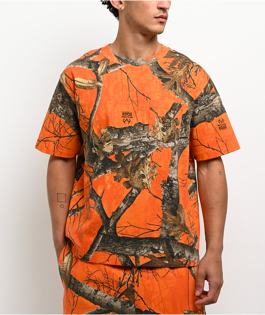 Empyre x Realtree Edge Orange Camo Pocket T-Shirt