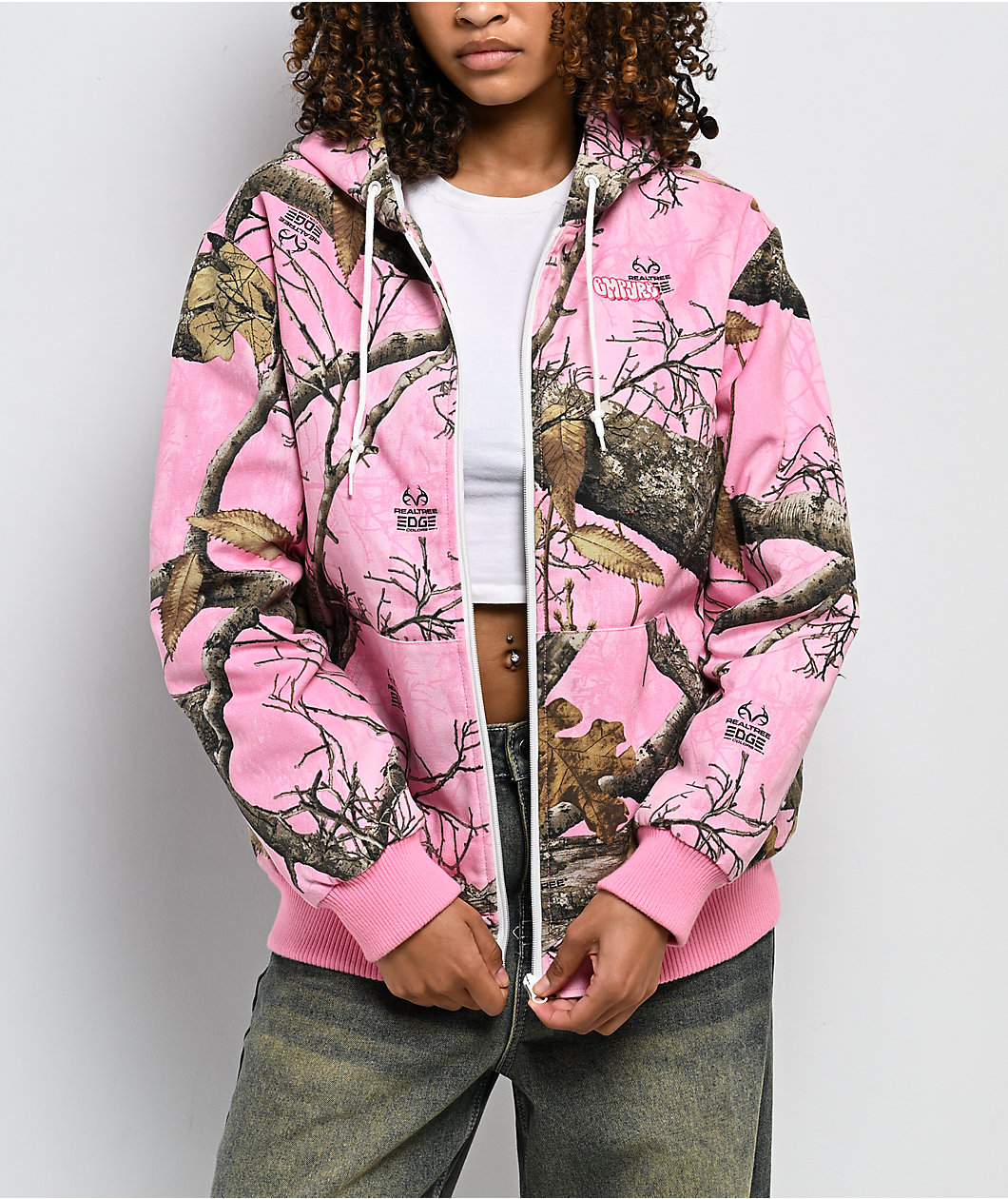 Empyre x Realtree Pink Camo Hooded Canvas Jacket