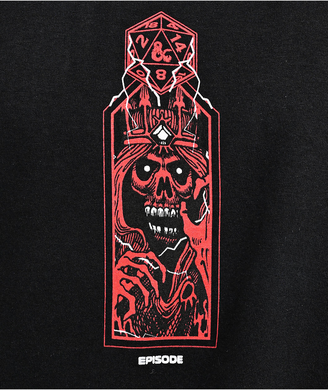 Episode x Dungeons & Dragons Lich King Black T-Shirt