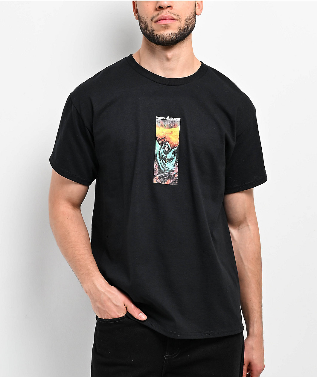 Episode x Dungeons & Dragons Wizard Black T-Shirt