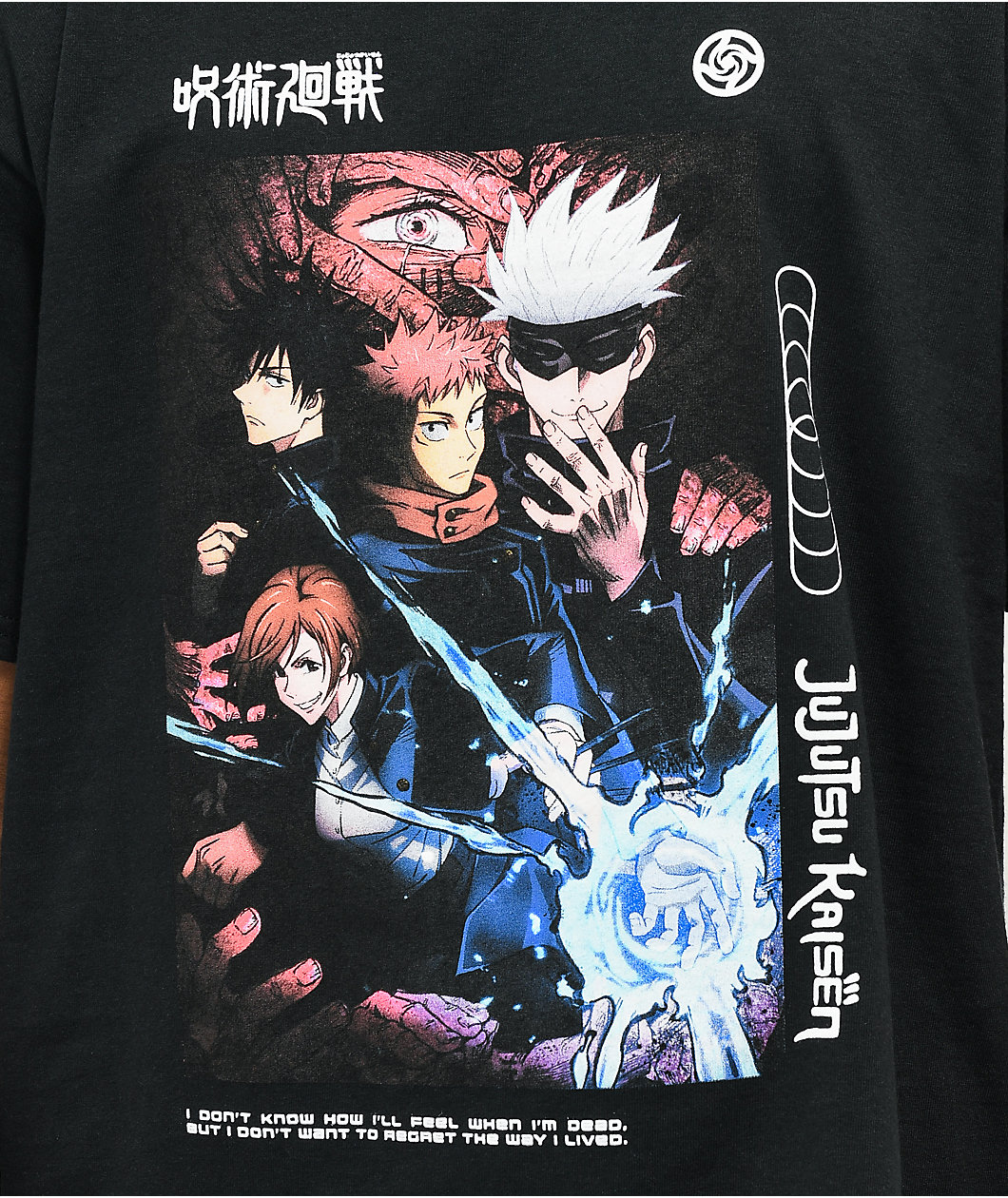 Episode x Jujutsu Kaisen Cover Black T-Shirt