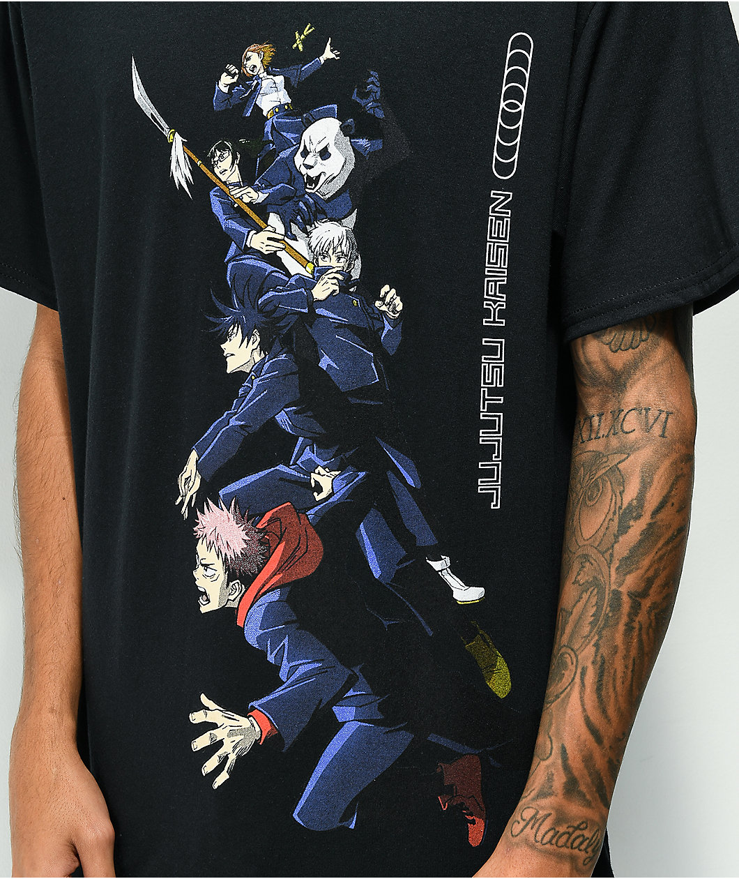 Episode x Jujutsu Kaisen Jujutsu Tech Black T-Shirt