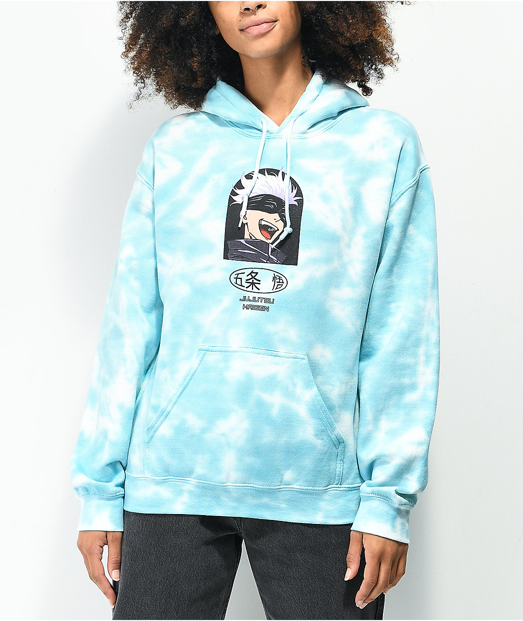 Episode x Jujutsu Kaisen Satoru Blue Tie Dye Hoodie