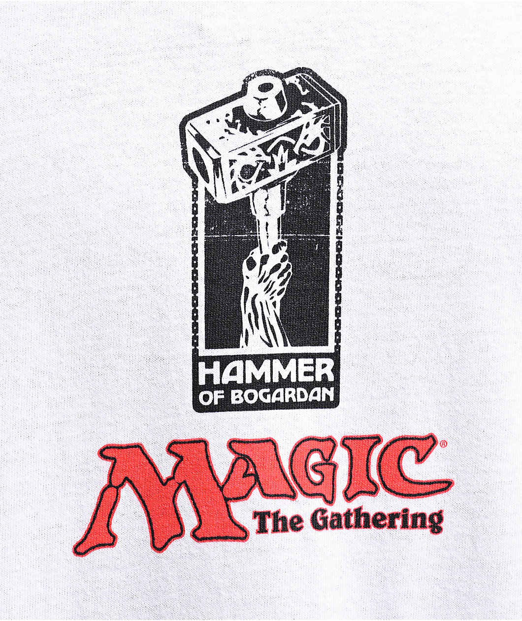 Episode x Magic The Gathering Hammer Of Bogardan White T-Shirt