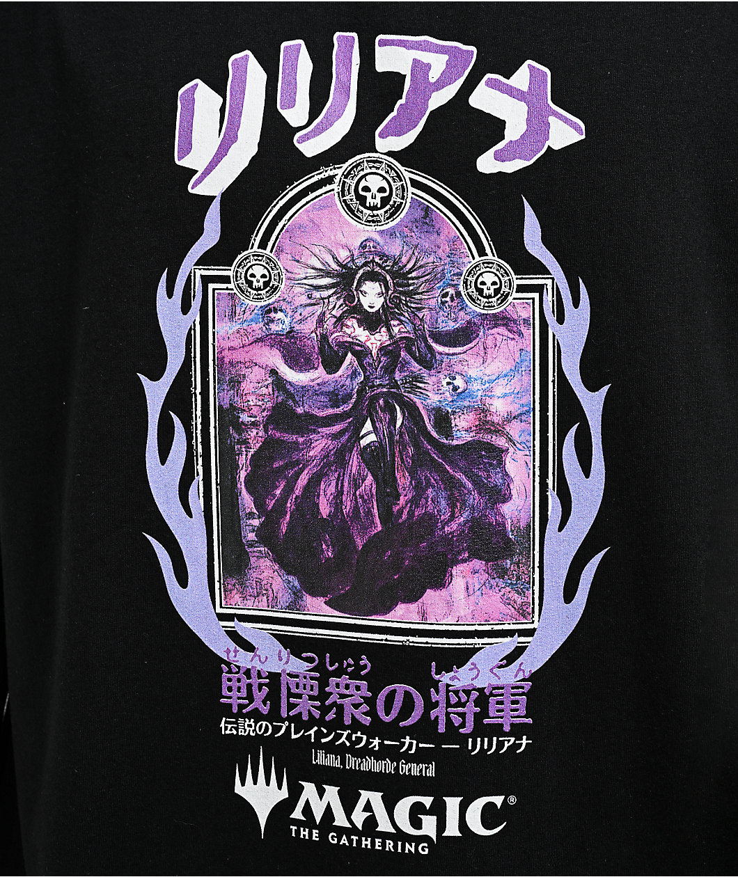 Episode x Magic The Gathering Liliana Black T-Shirt