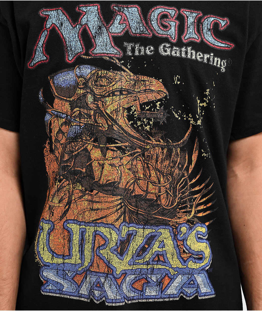 Episode x Magic The Gathering Urza's Saga Black T-Shirt