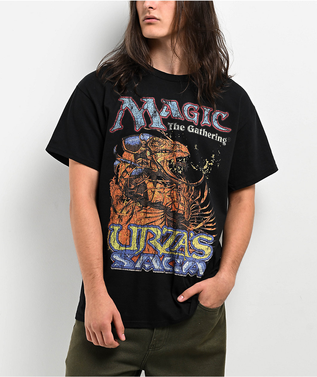 Episode x Magic The Gathering Urza's Saga Black T-Shirt