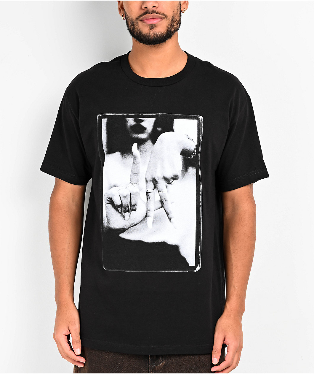 Estevan Oriol LA Hands Black T-Shirt