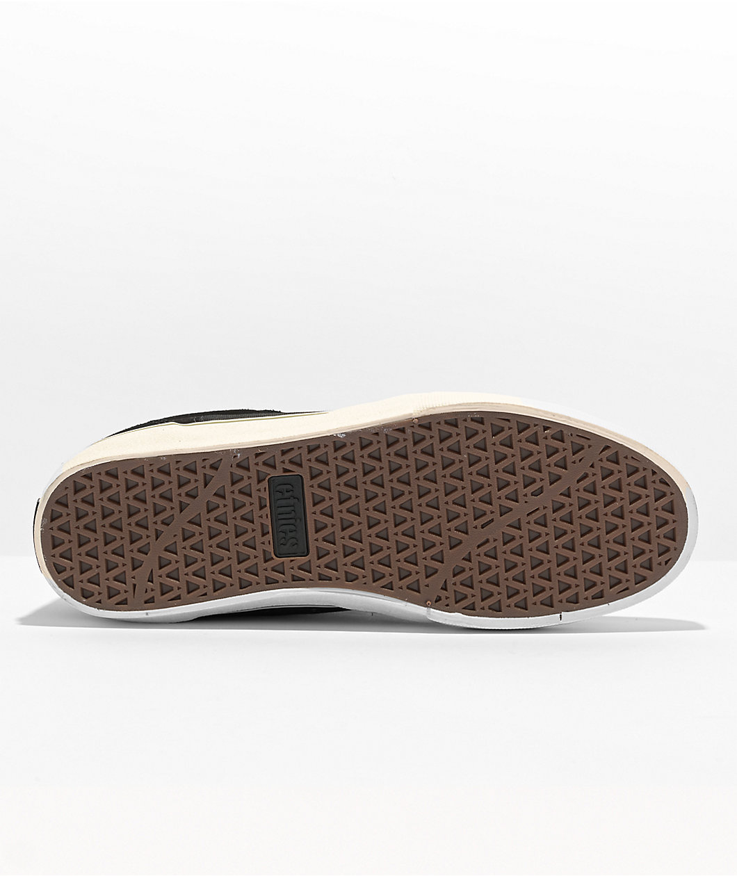 Etnies Barge LS Black, White & Silver Skate Shoes
