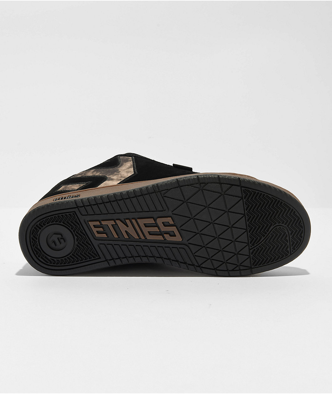 Etnies Fader Black & Gum Skate Shoes