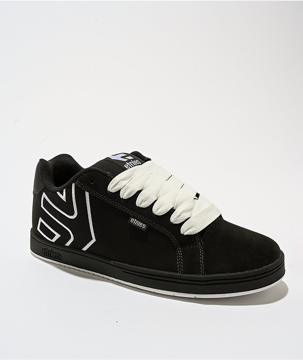 Etnies Fader Black & White Skate Shoes