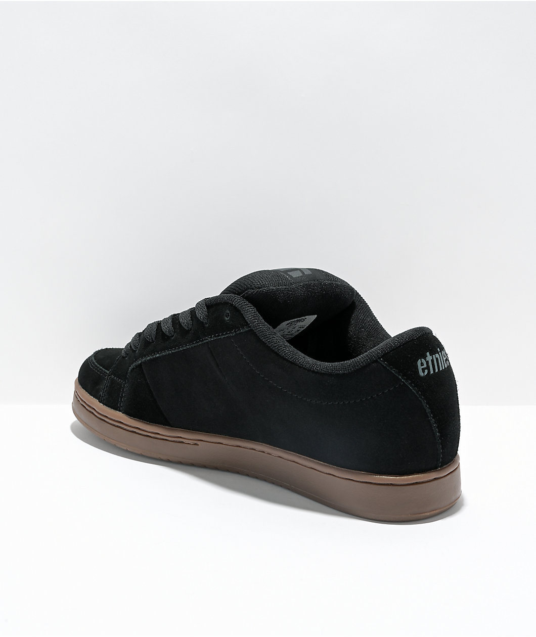 Etnies Kingpin Black, Dark Grey, & Gum Skate Shoes