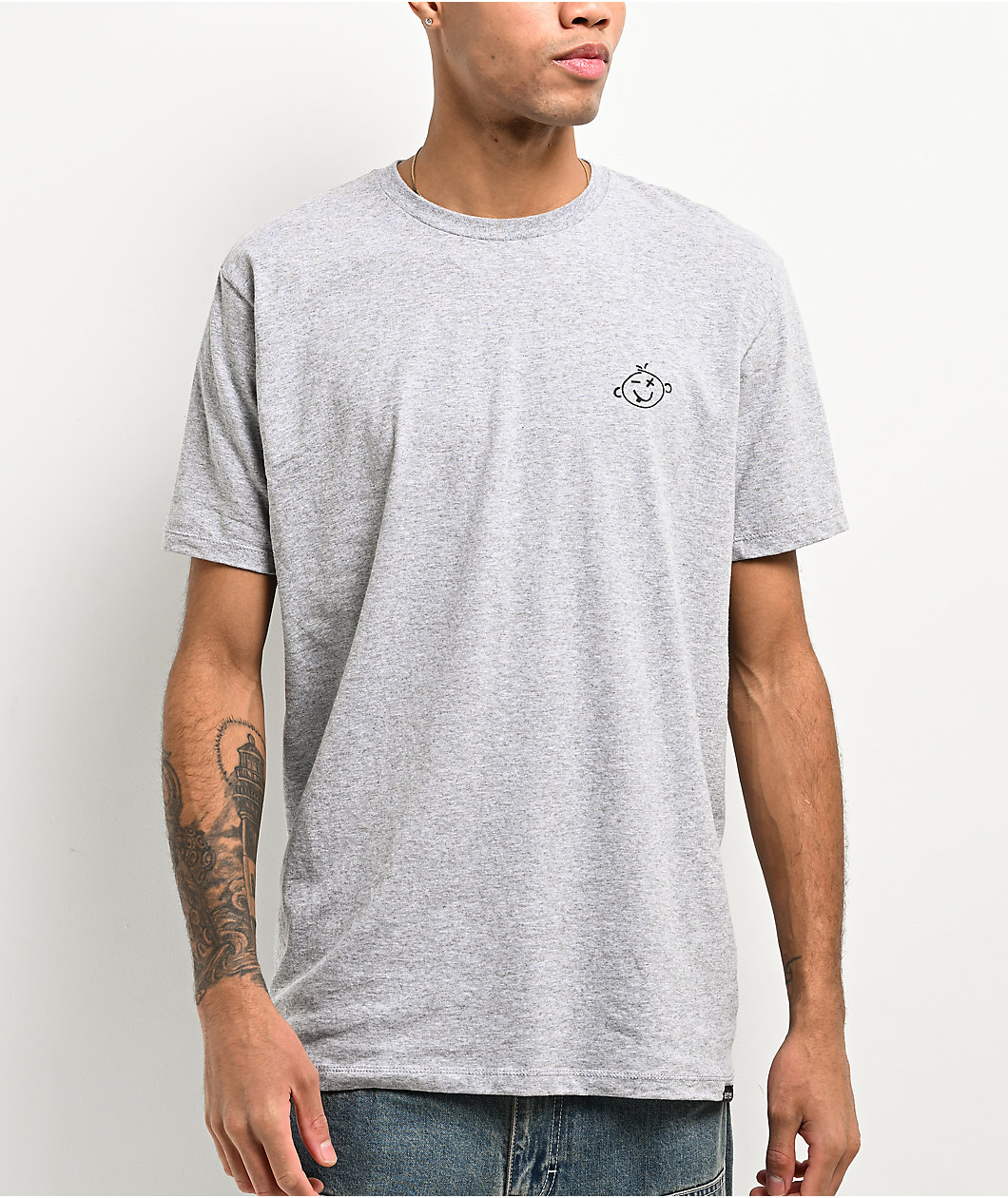 Etnies Snake Heather Grey T-Shirt