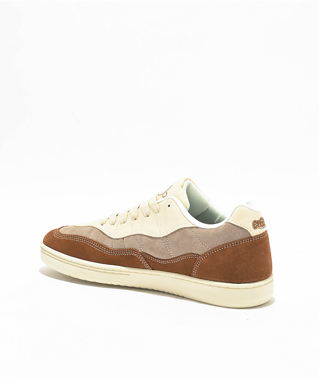 Etnies Snake Tan, Brown & Grey Skate Shoes