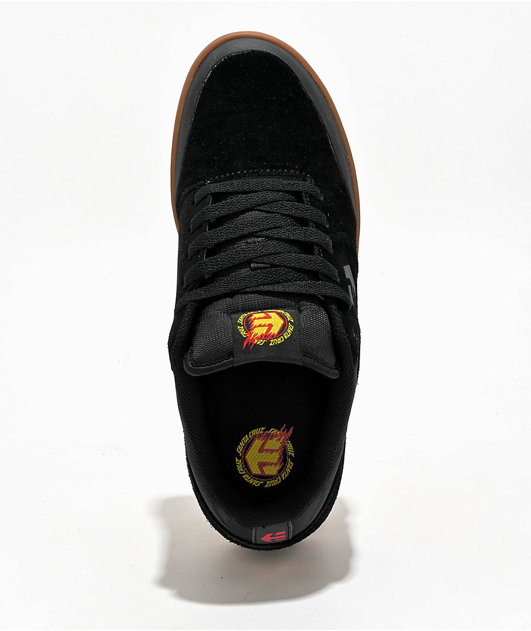 Etnies x Santa Cruz Marana Black & Gum Skate Shoes