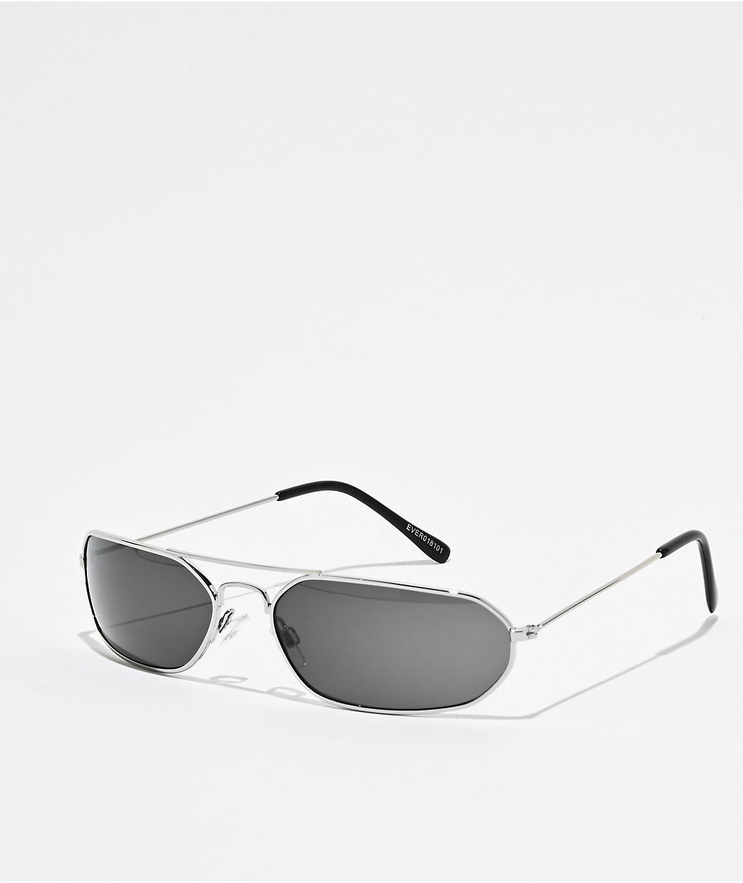 Everett Speeder Silver & Black Sunglasses