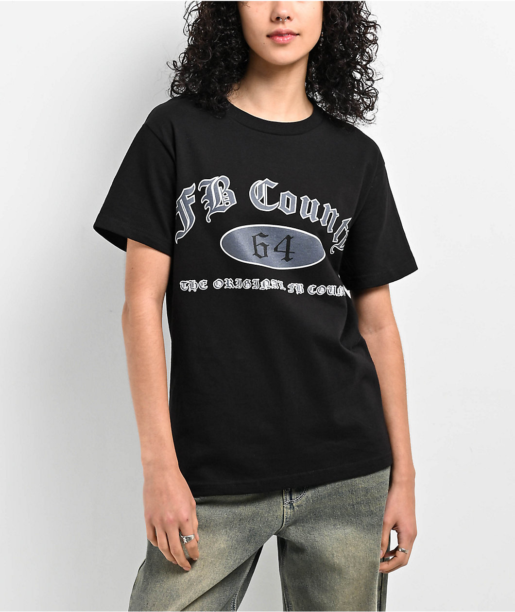 FB County 64 Logo Black T-Shirt