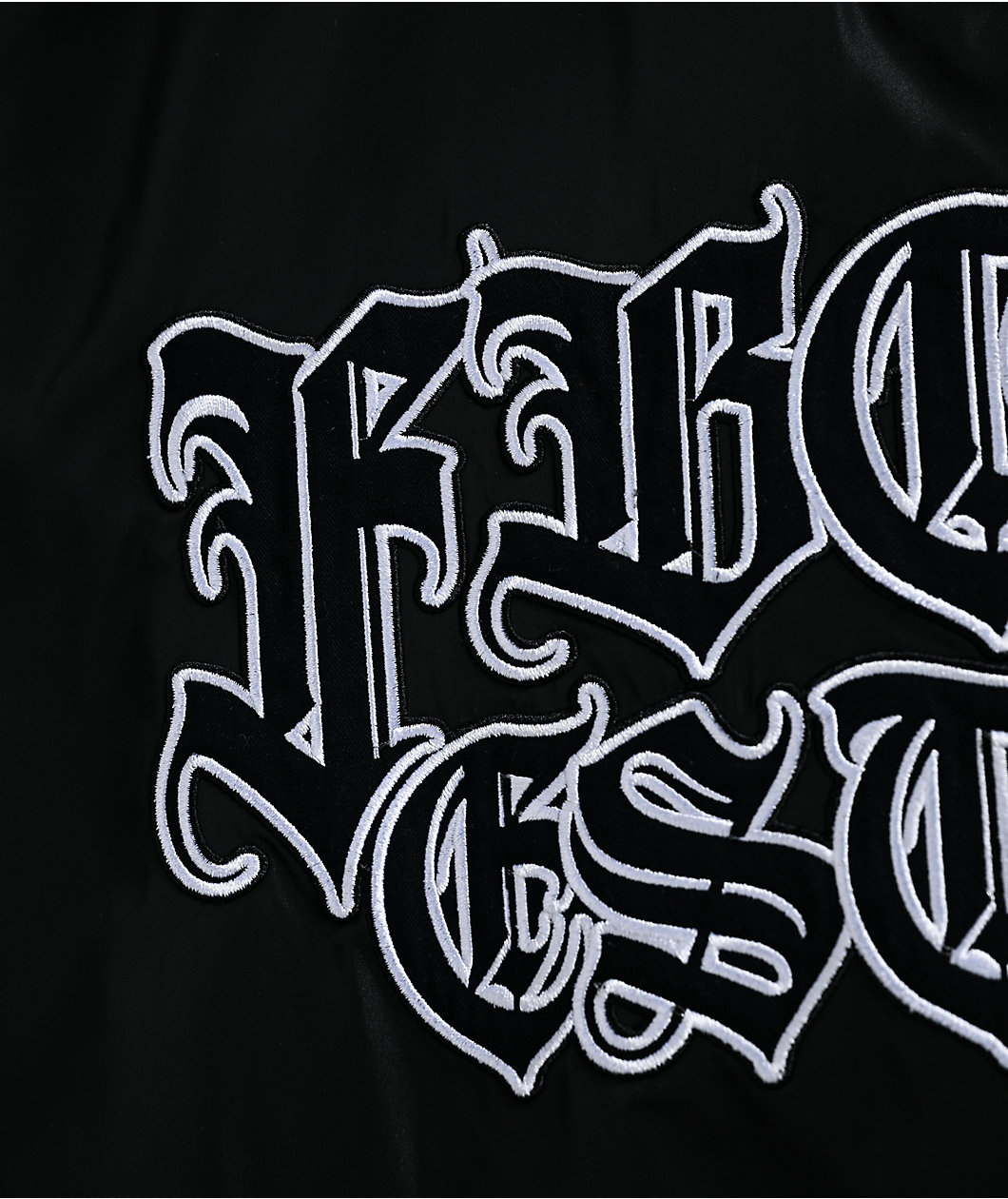 FB County Black Pullover Windbreaker