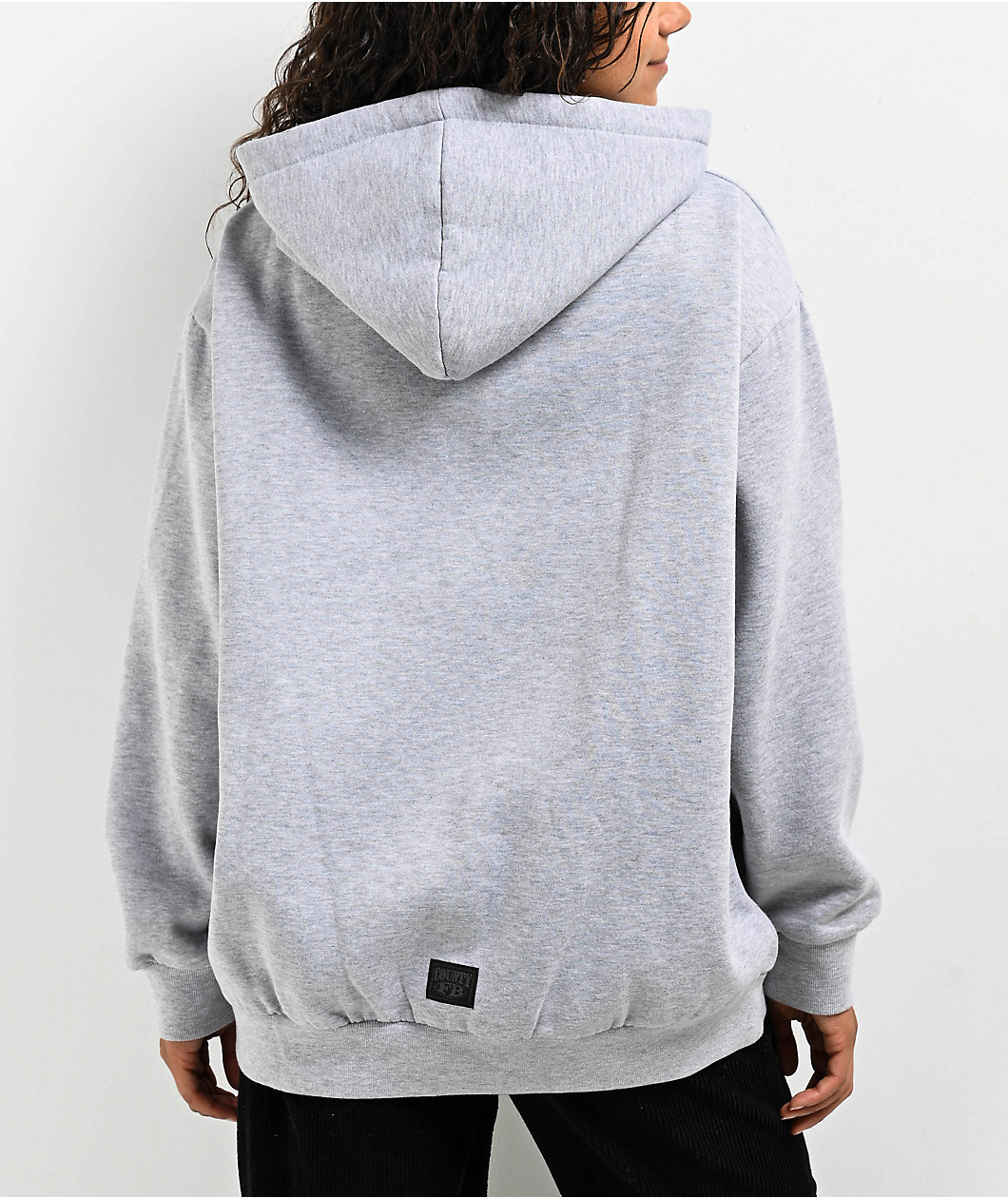 FB County Bold Embroidery Grey Hoodie