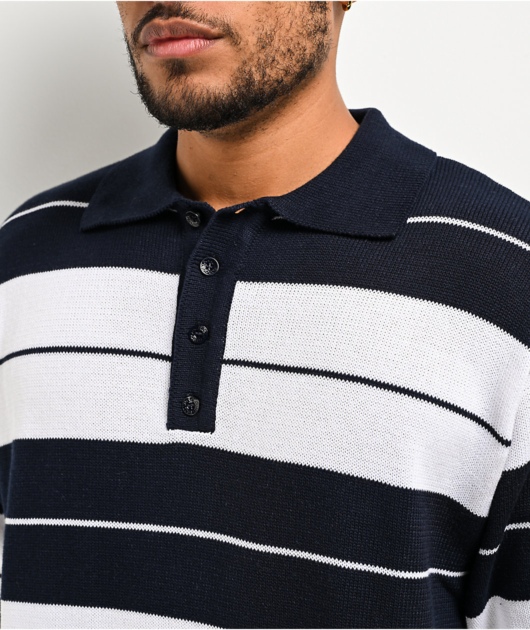 FB County Charlie Brown Navy & White Polo Shirt