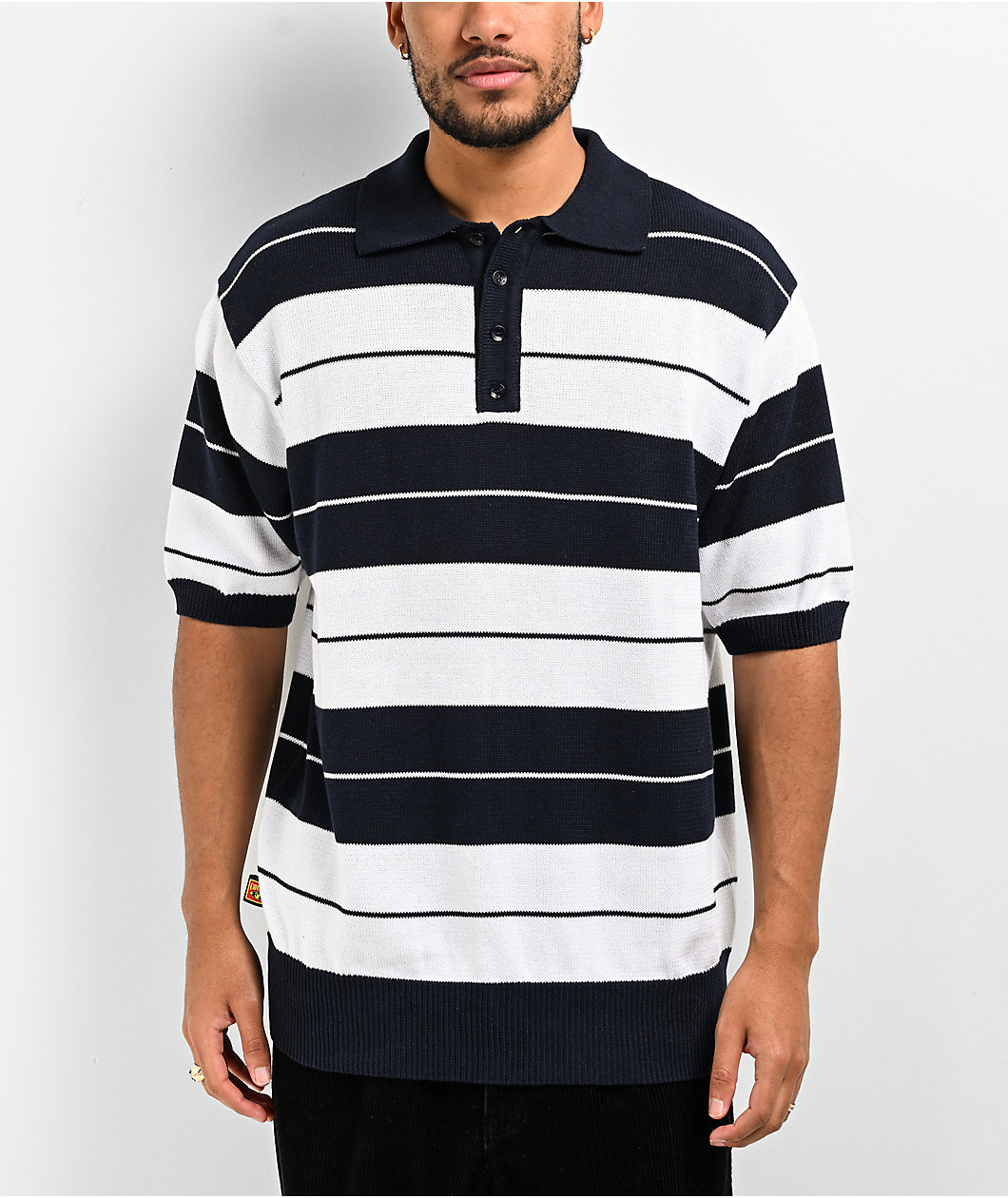 FB County Charlie Brown Navy & White Polo Shirt