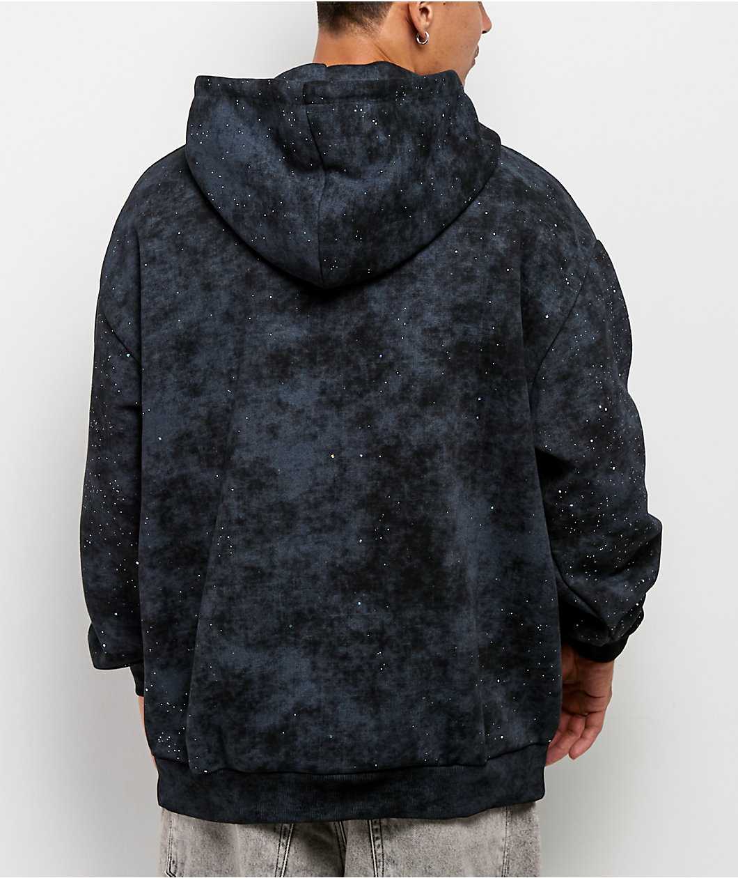 FB County Glitter Black Hoodie