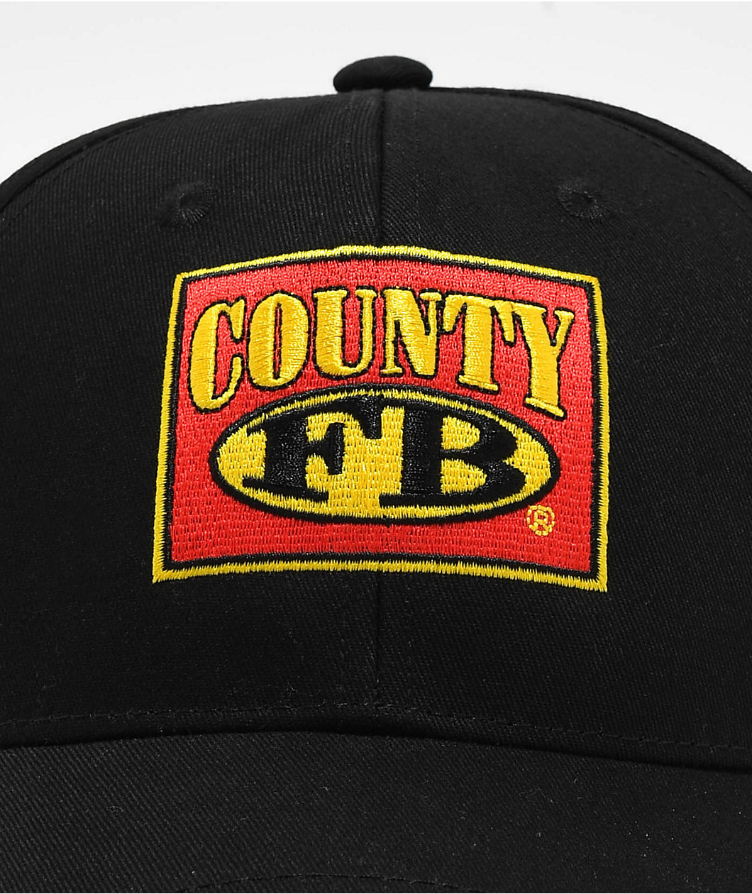 FB County Logo Black Snapback Hat