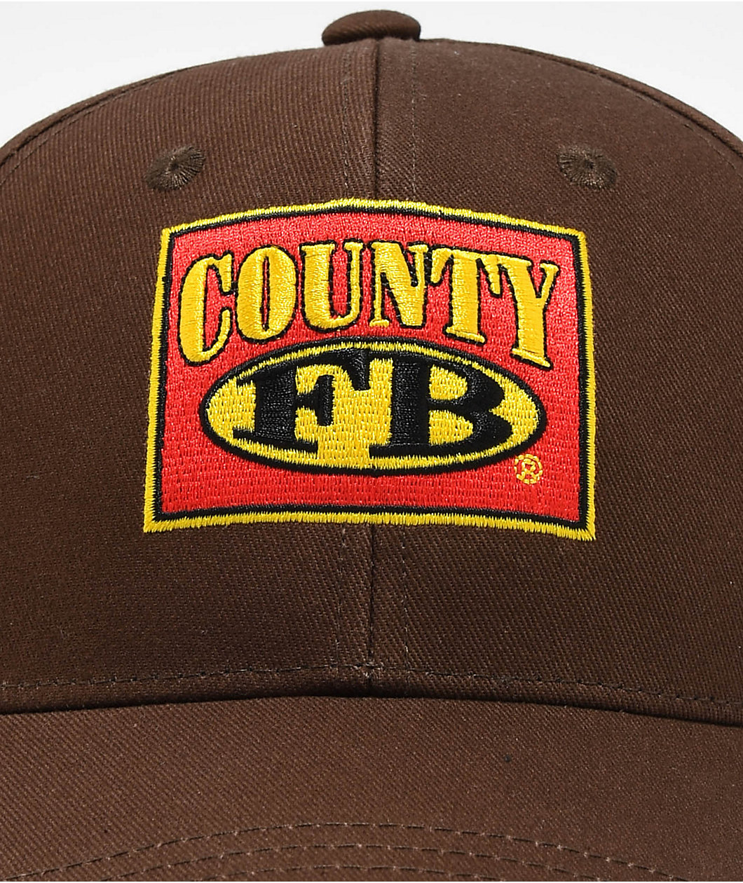 FB County Logo Brown Snapback Hat