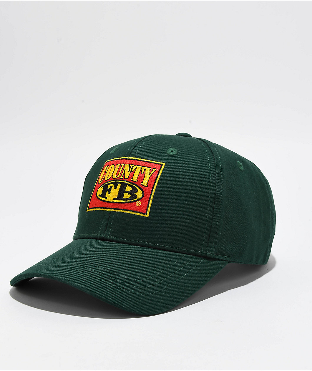 FB County Logo Dark Green Snapback Hat