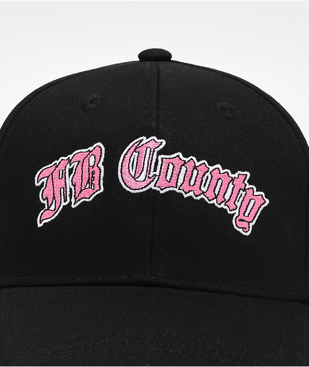 FB County Old School Black Snapback Hat