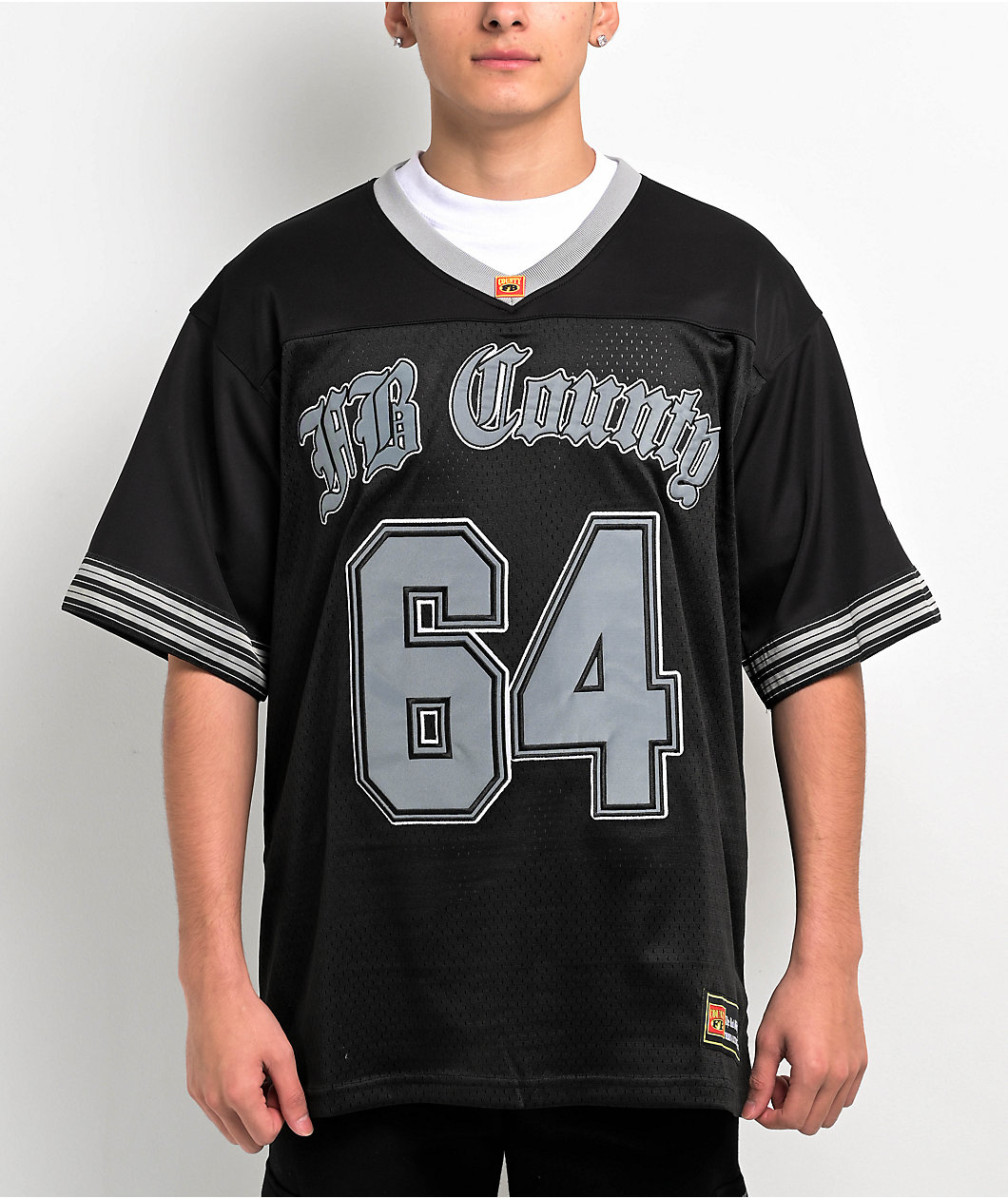 FB County Signature Black Football Jersey