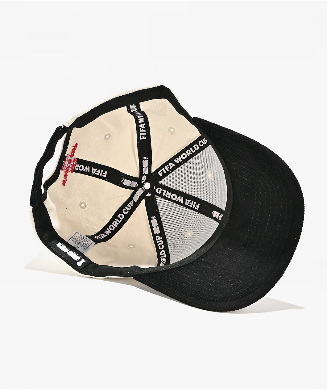 FIFA World Cup Mexico Beige & Black Strapback Hat