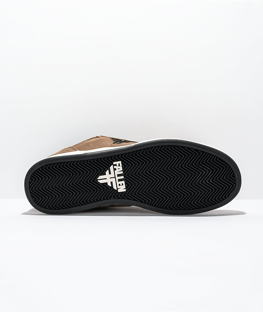 Fallen The Fiend Brown & White Skate Shoes