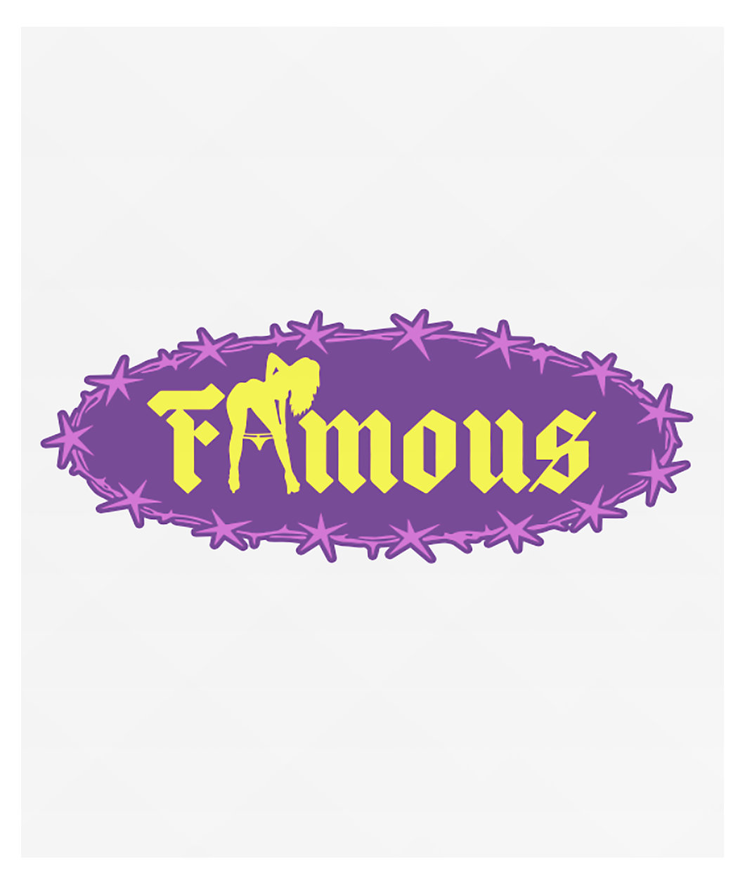 Famous Stars & Straps Barbed Star Sticker