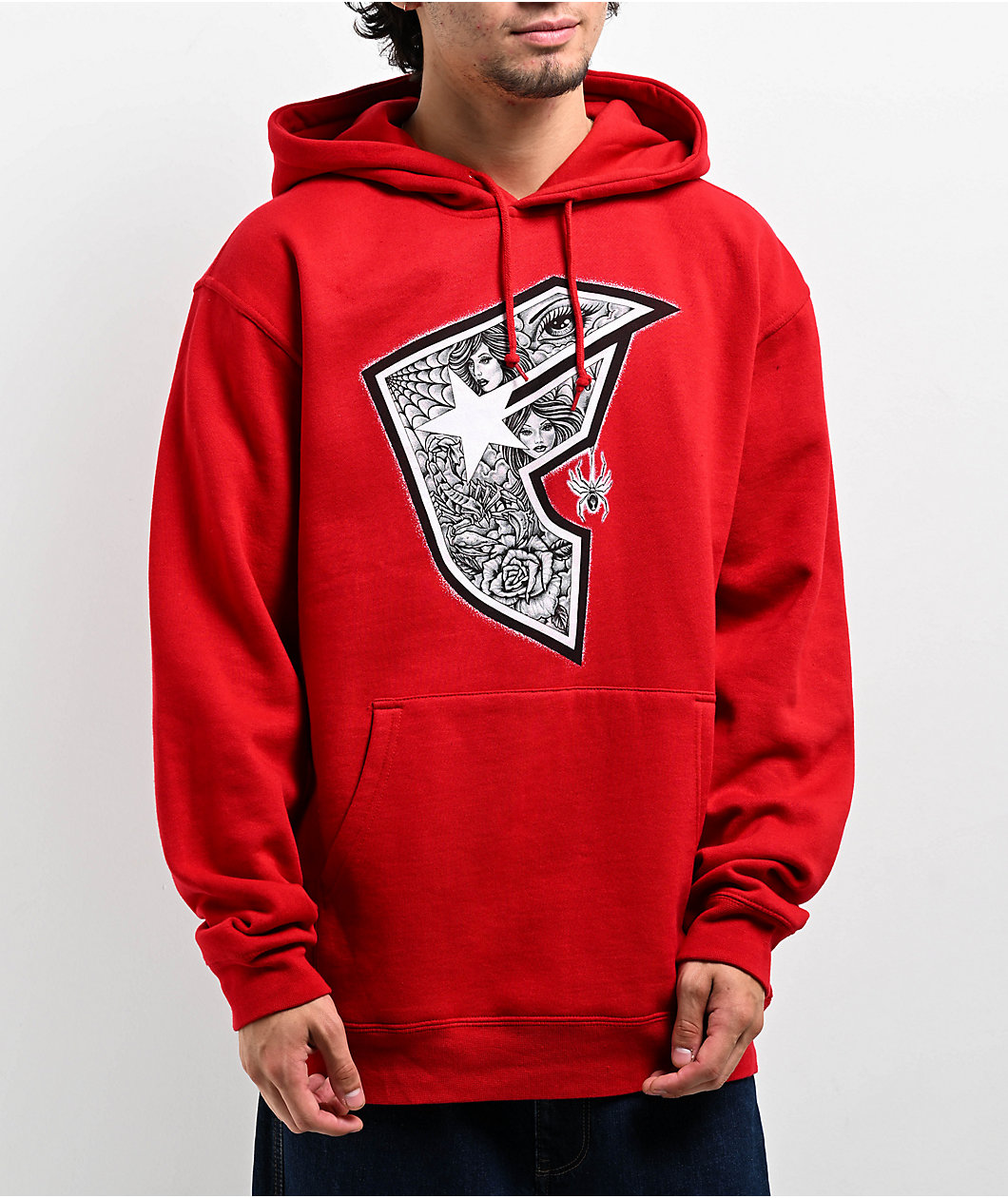 Famous Stars & Straps Franco BOH Red Hoodie