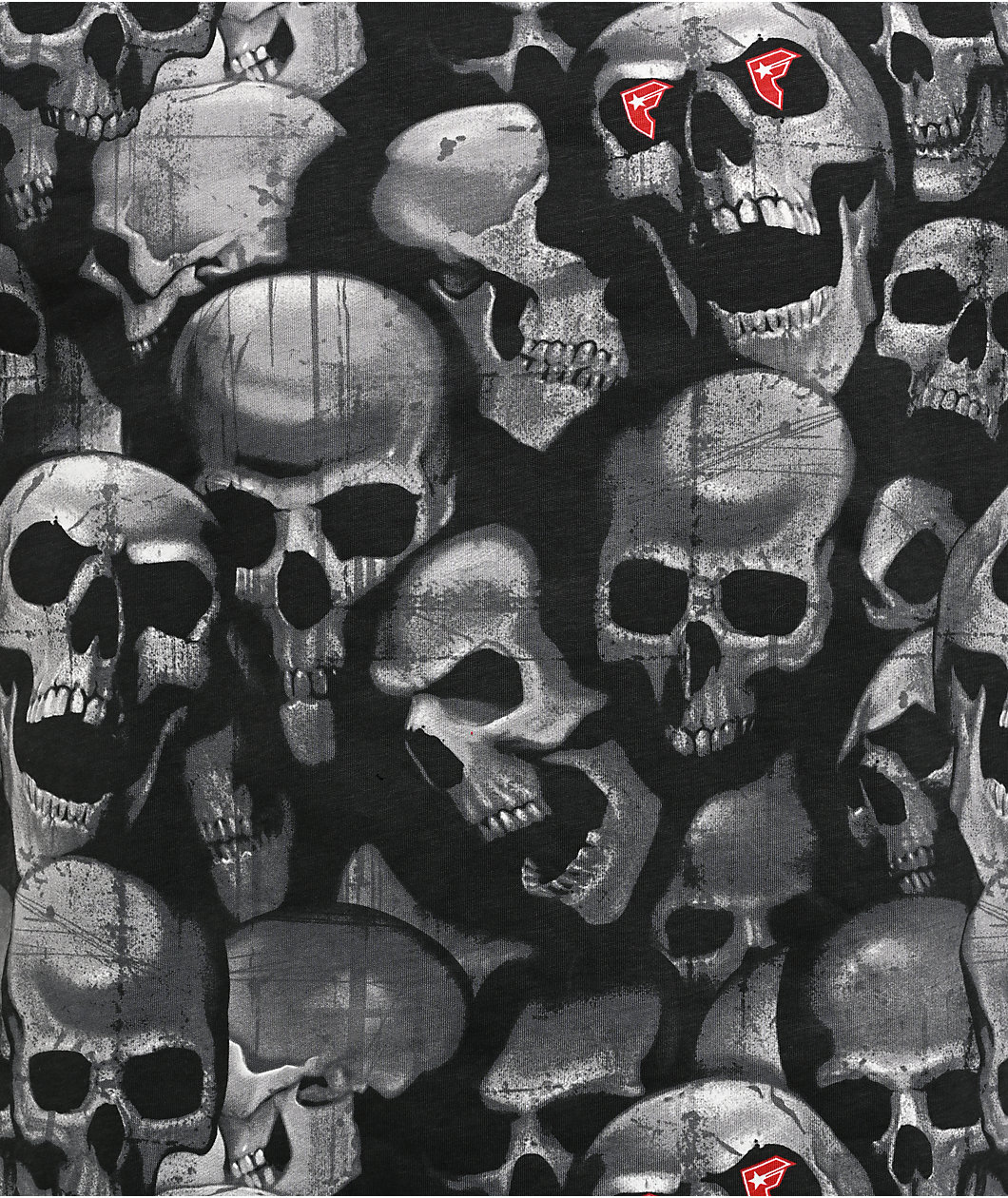 Famous Stars & Straps Skulls Black T-Shirt