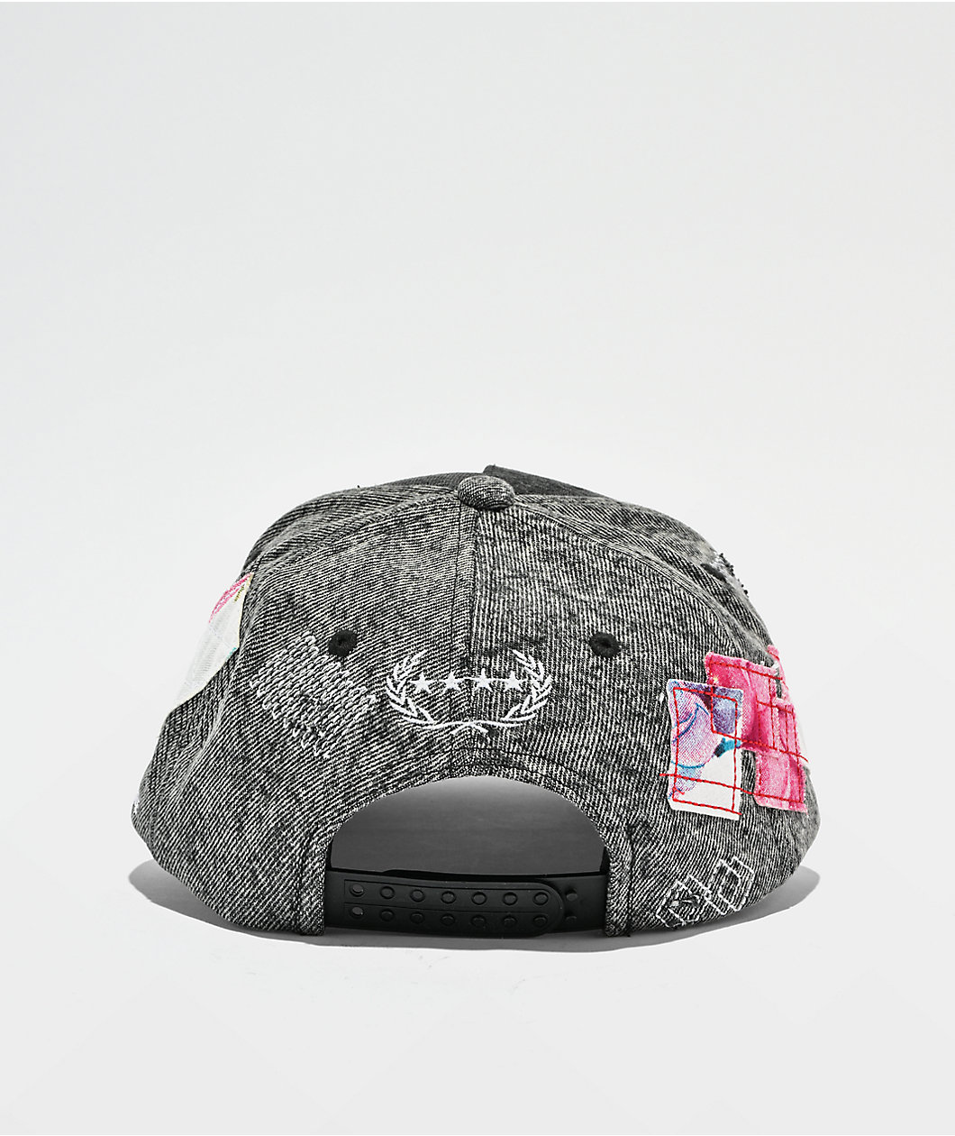 Field Grade Respectfully Shashiko Black Denim Snapback Hat
