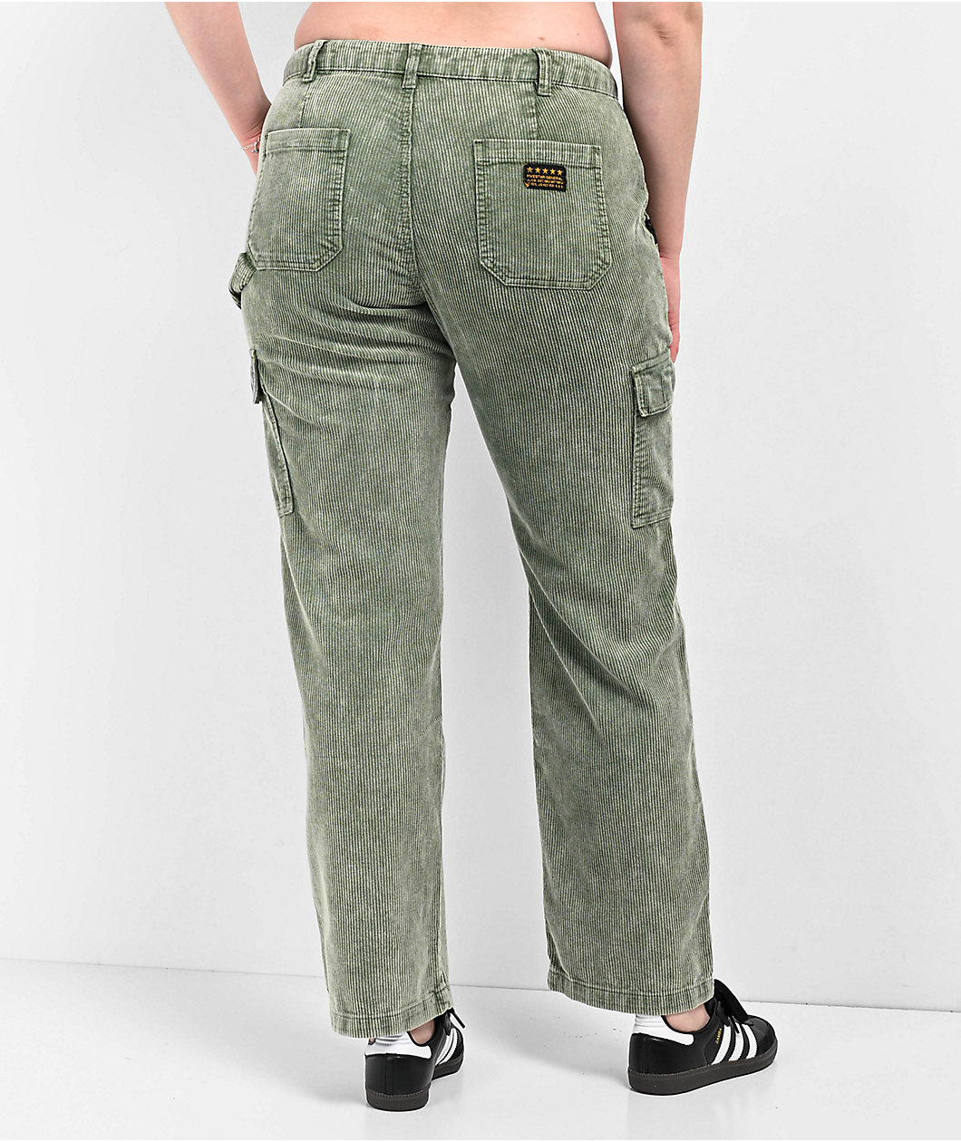 Fivestar General Green Mineral Wash Corduroy Cargo Pants