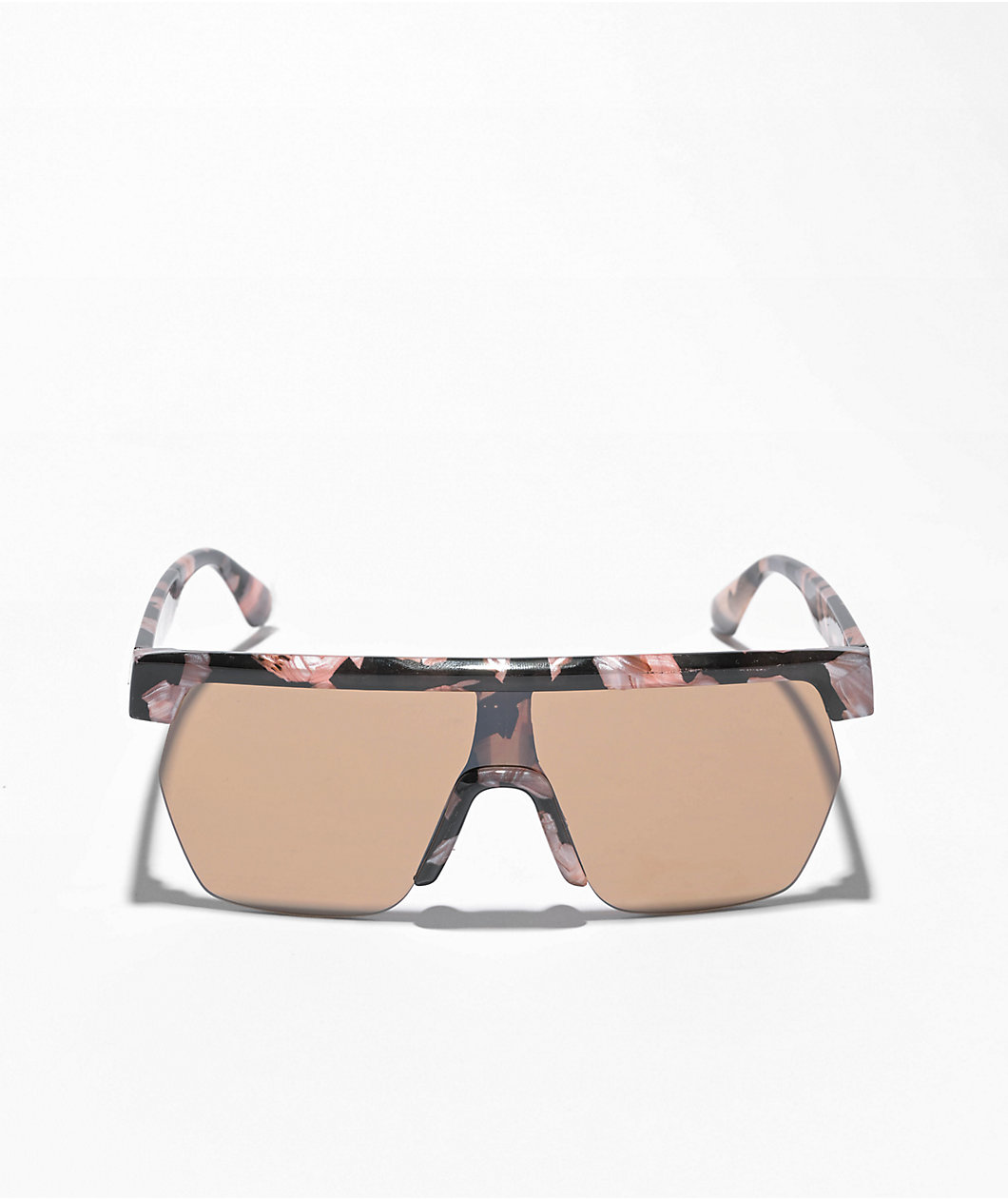 Floral Shield Sunglasses