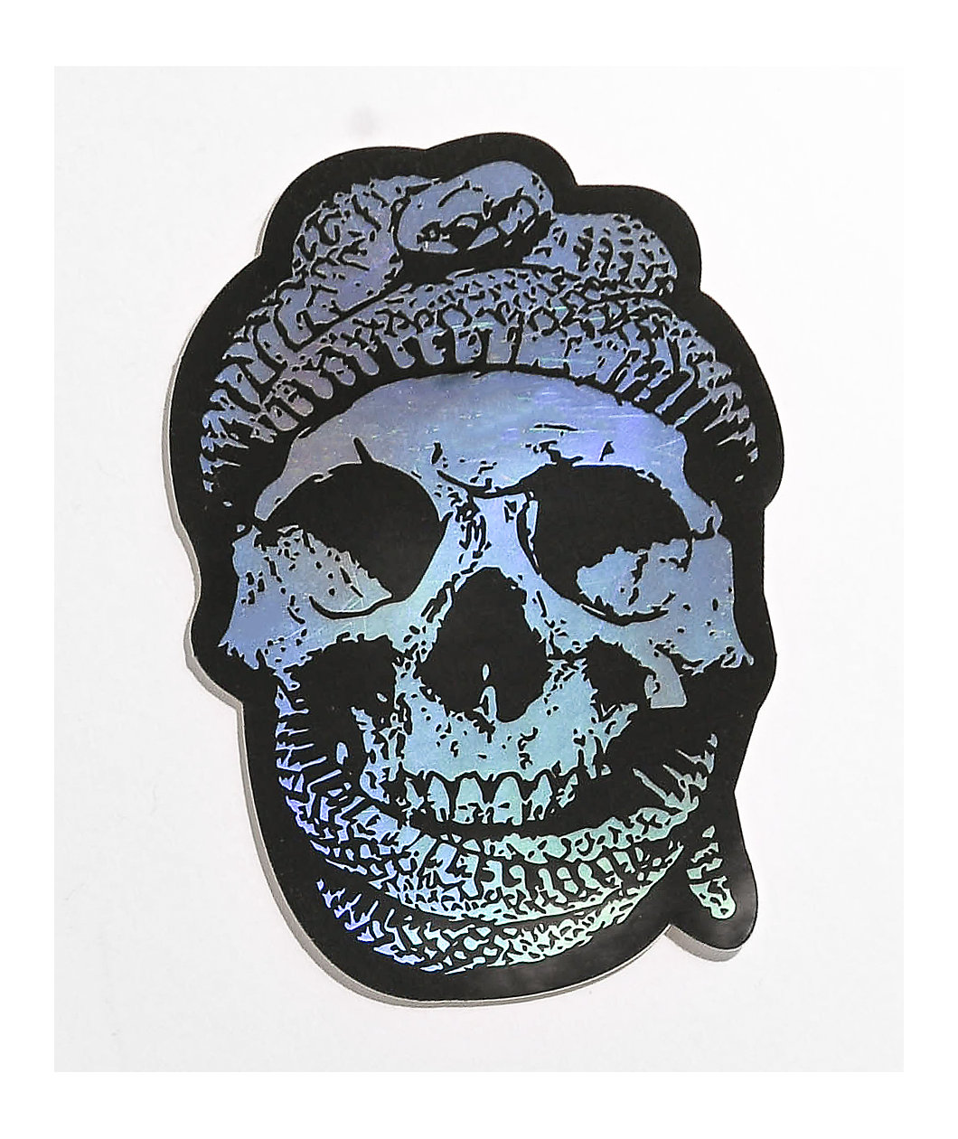 Flying Coffin Snake Skull Sticker