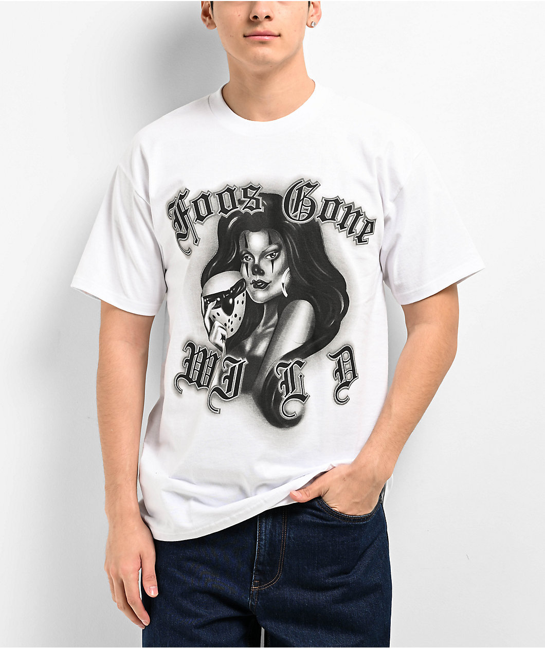 Foos Gone Wild Mr. E & Hyna White T-Shirt