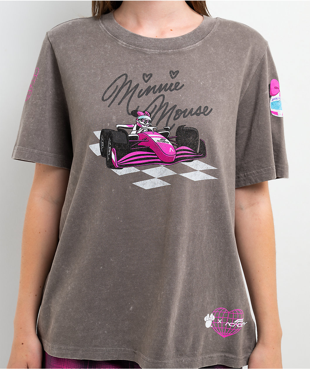 Formula 1 x Disney Signature Grey Wash T-Shirt