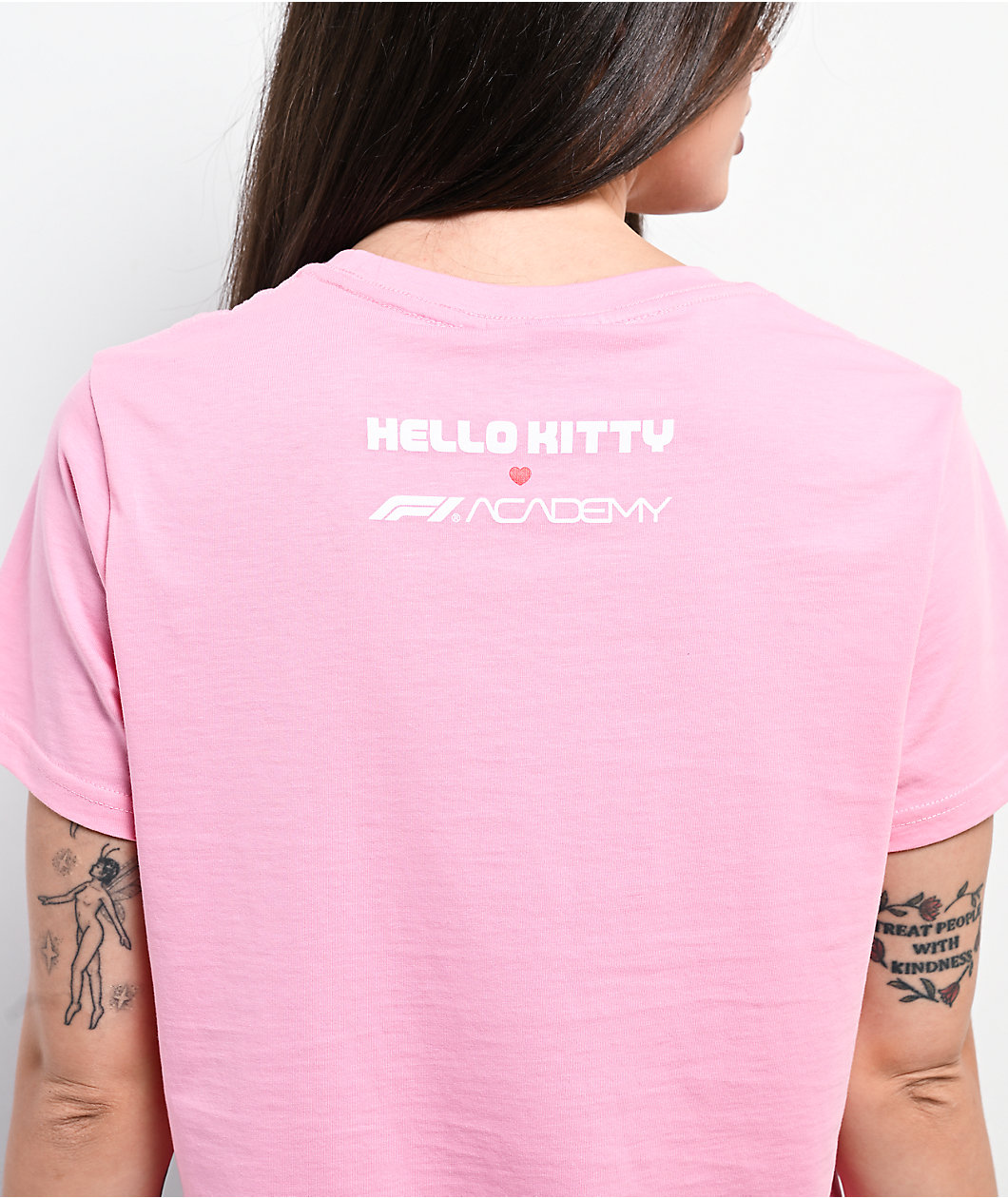 Formula 1 x Hello Kitty Logo Pink T-Shirt