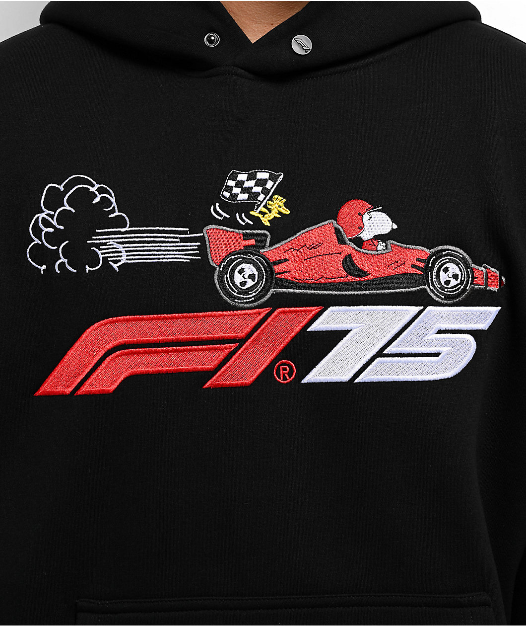 Formula 1 x Peanuts 75th Anniversary Pit Crew Black Hoodie