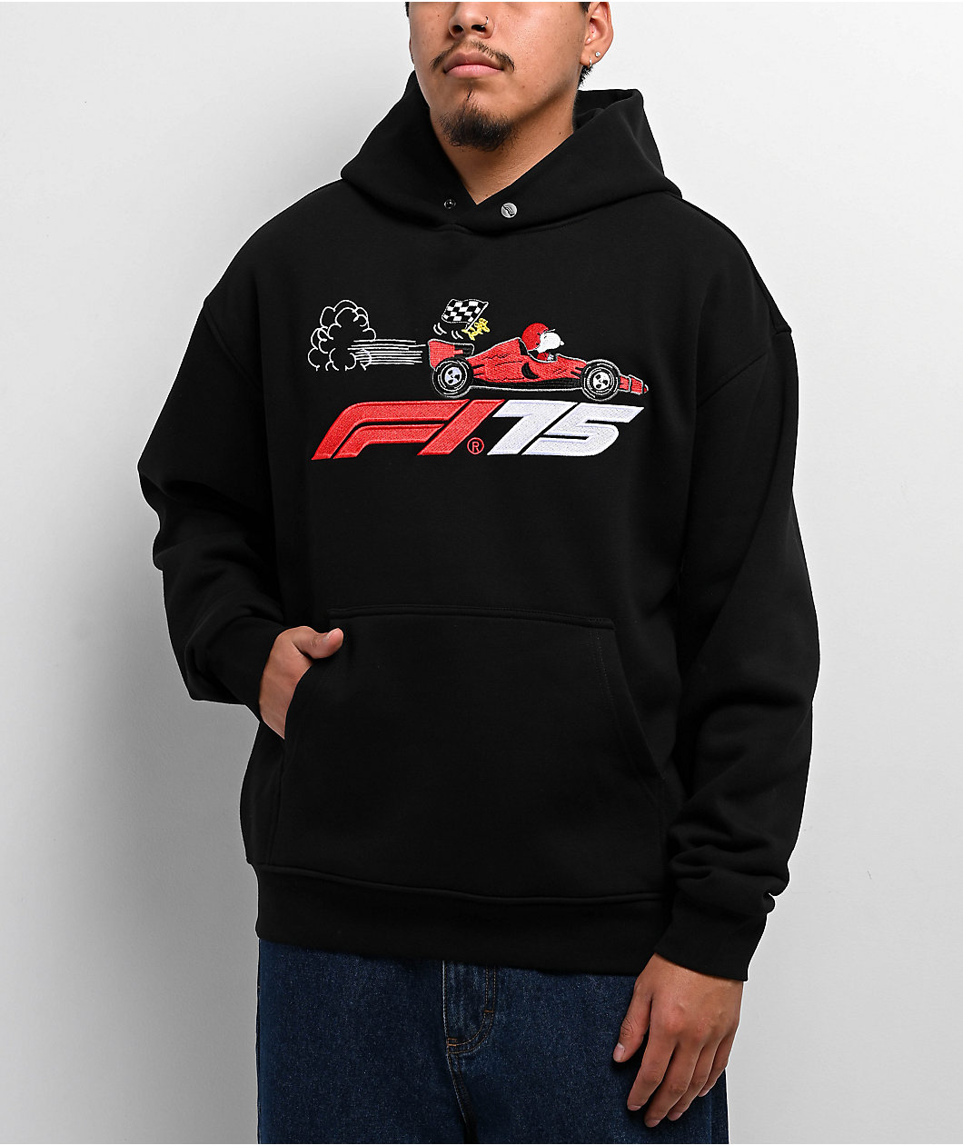 Formula 1 x Peanuts 75th Anniversary Pit Crew Black Hoodie